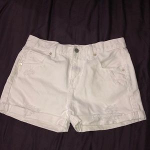 Boyfriend Midi Denim Shorts